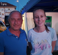 Il Sindaco Linda Colombo e l'assessore Nico Beltramello