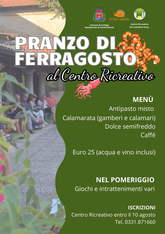 Turbigo / Eventi - Ferragosto al Centro Ricreativo 