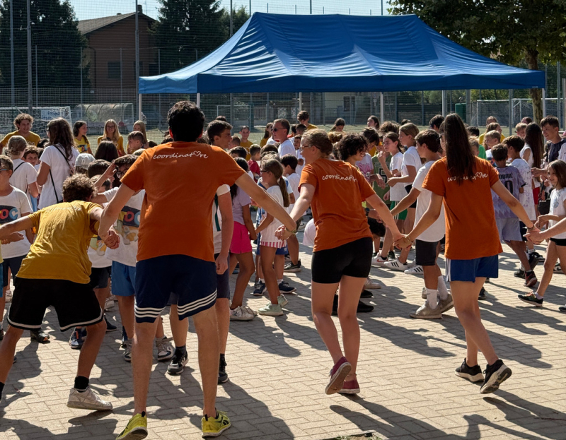 Cuggiono - Momento del 'grazie' all'Oratorio estivo Toc Toc