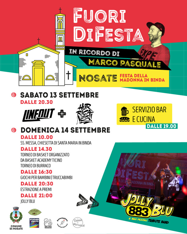 Nosate / Eventi - Locandina 'Fuori di Festa'