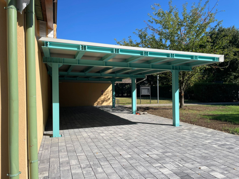 Bareggio - Pensilina scuola dell'Infanzia Munari Bareggio - Pensilina scuola dell'Infanzia Munari