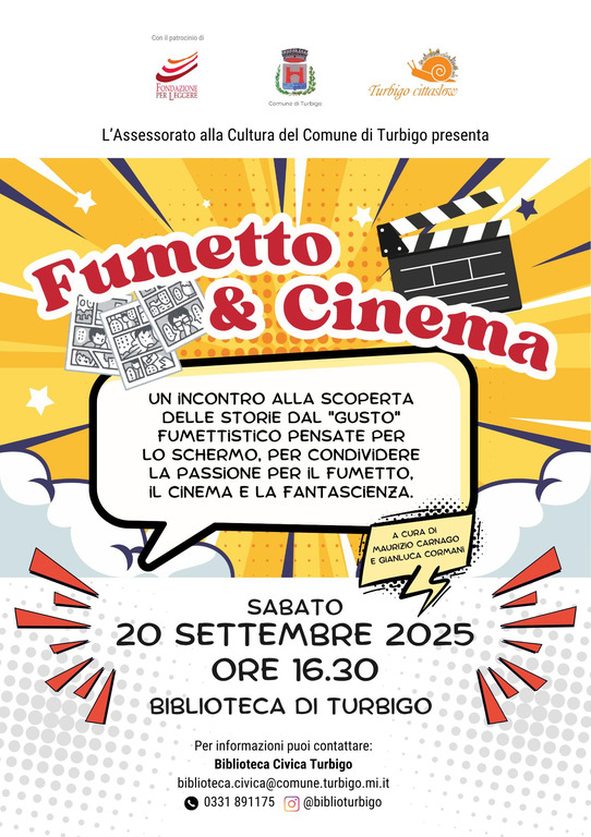 Turbigo - “Fumetto & Cinema”, locandina 2025