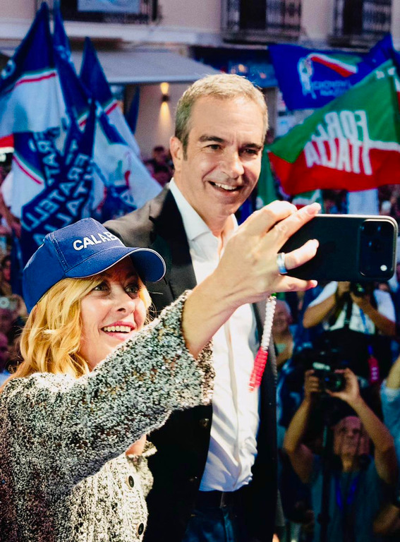 Politica - Roberto Occhiuto con Giorgia Meloni