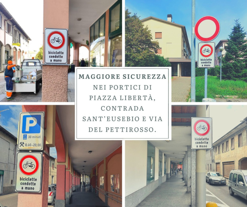 Arconate - Cartelli per le bici a mano Arconate - Cartelli per le bici a mano