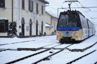 Eventi - Treno della Vigezzina in inverno a Santa Maria Maggiore