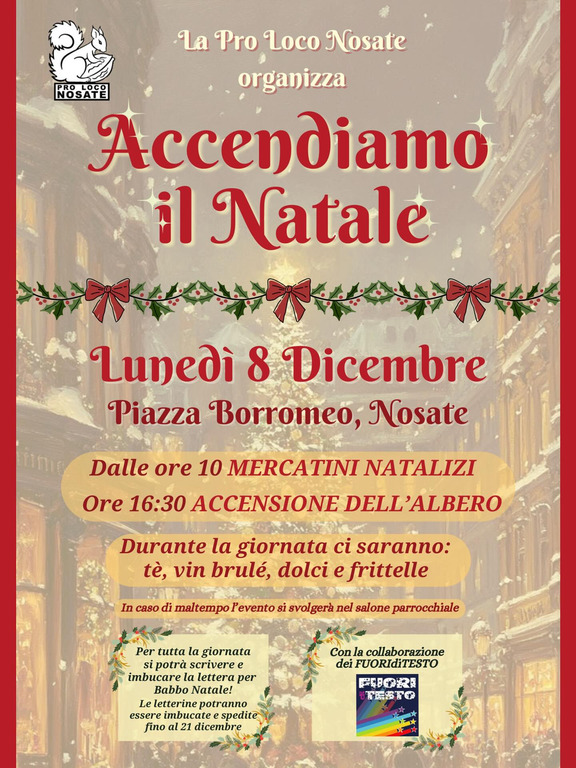 Nosate / Eventi - 'Accendiamo il Natale' Nosate / Eventi - 'Accendiamo il Natale'