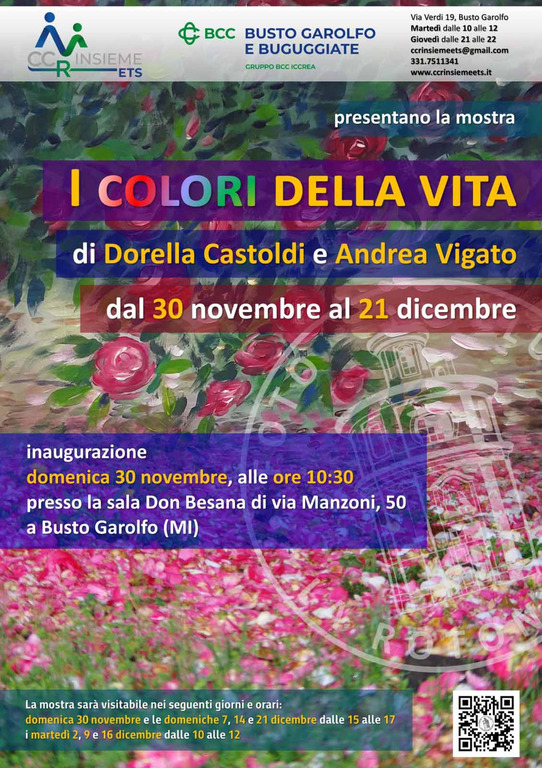Busto Garolfo - “I colori della vita”, la locandina 2025 Busto Garolfo - “I colori della vita”, la locandina 2025
