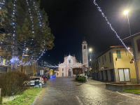 Castano Primo - Piazza Mazzini illuminata per Natale
