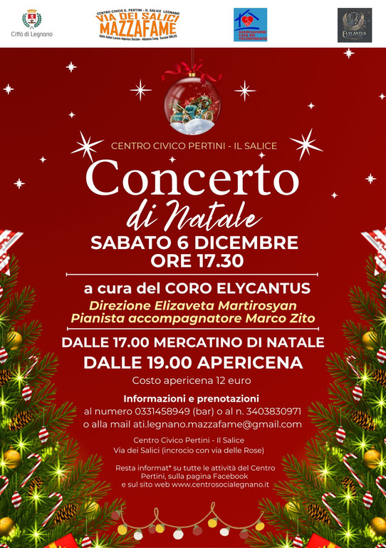Legnano - Concerto al Centro Pertini 2025, la locandina Legnano - Concerto al Centro Pertini 2025, la locandina