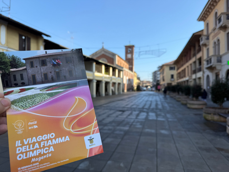 Magenta - La città attende la Fiamma Olimpica