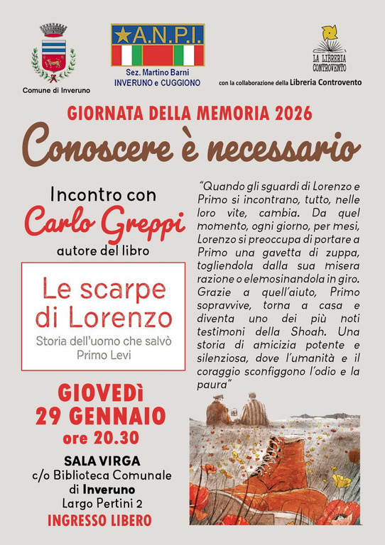 Inveruno - Incontro con Carlo Greppi, la locandina