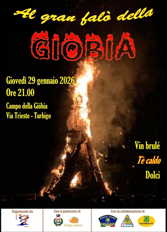 Turbigo - Si prepara la Gioeubia 2026, la locandina