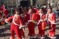 Milano - Figuranti per il Capodanno Cinese 2025