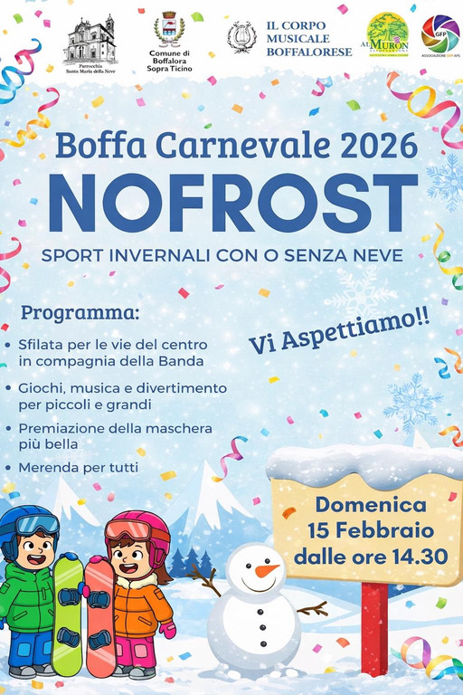 Boffalora sopra Ticino - Carnevale 2026, la locandina