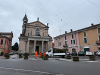 Cuggiono - Rimosse le piante in piazza San Giorgio