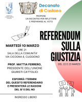 Cuggiono - Incontro per il Referendum sulla Giustizia, la locandina 2026