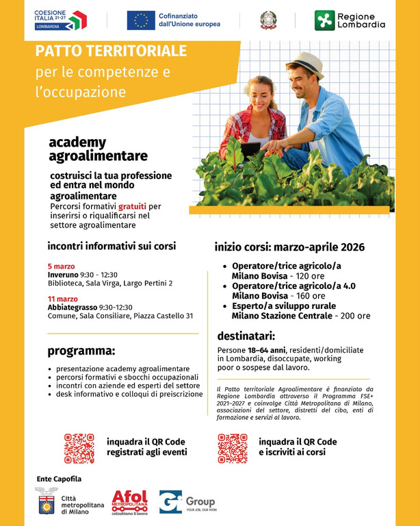 Scuola - Agroalimentare, nuove opportunità di lavoro