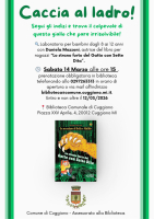 Cuggiono - Caccia al ladro in biblioteca, la locandina