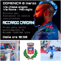 Malvaglio - Tifo per Riccardo Cardani