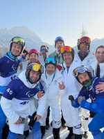 Sport - Riccardo Cardani con gli atleti azzurri