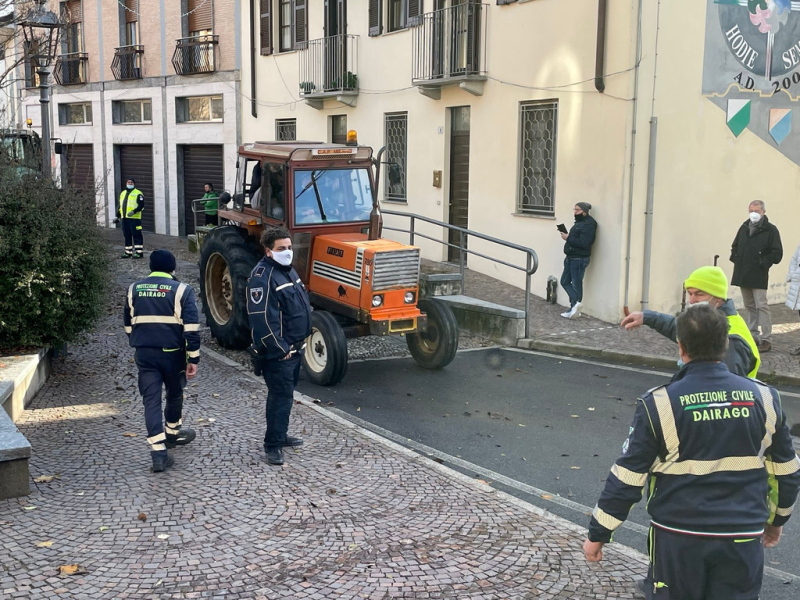 Dairago - Protezione Civile al lavoro