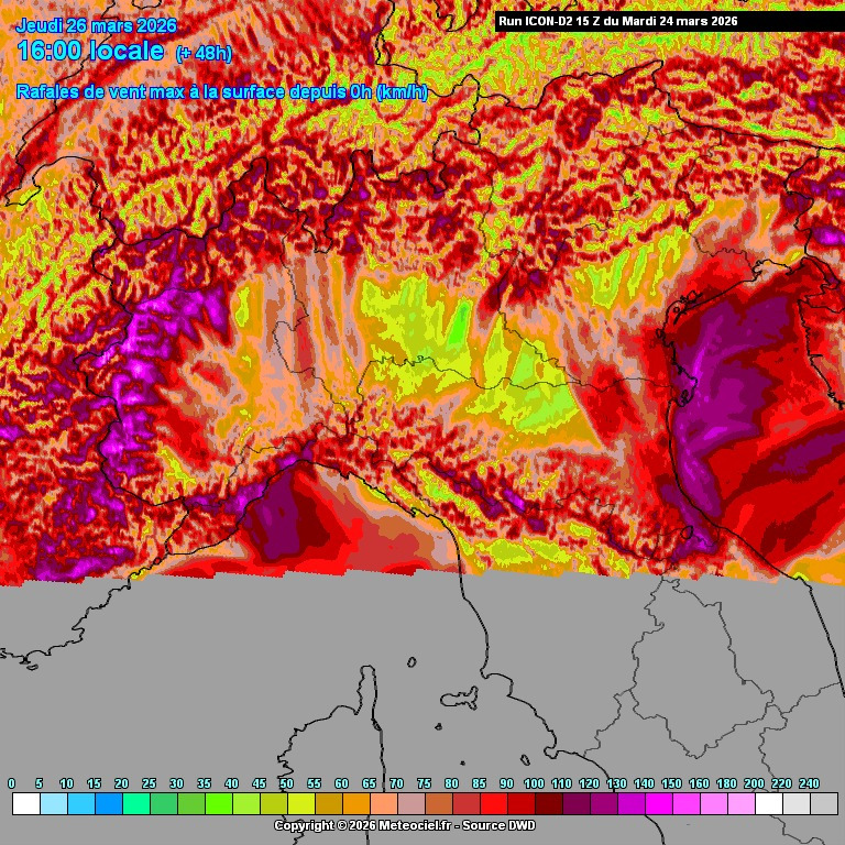 Meteo - Vento forte in arrivo il 25 marzo 2026