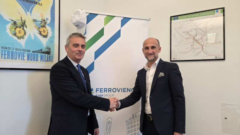 Castano Primo - Il sindaco Roberto Colombo incontro presidente Ferrovienord