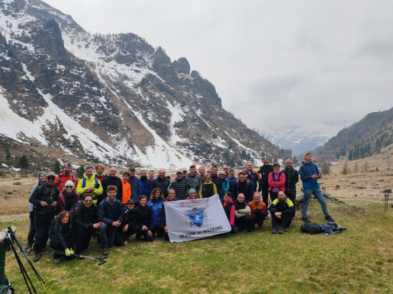 Inveruno - Il CAI alla Diga del Gleno