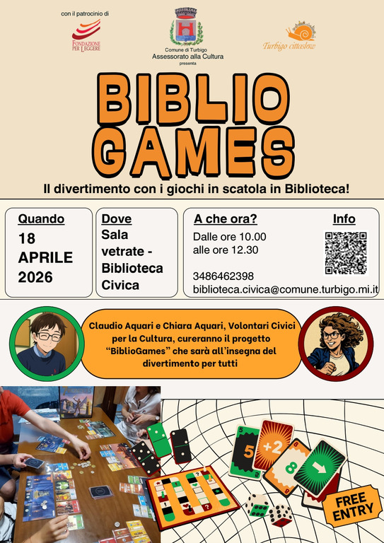 Turbigo - BiblioGames, locandina 2026