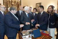 Legnano - Lorenzo Radice con Famiglia Legnanese e Mattarella