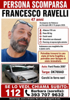 Robecco - Francesco Ravelli scomparso