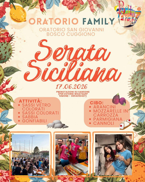 Cuggiono - Serata siciliana, la locandina Cuggiono - Serata siciliana, la locandina