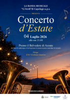 Eventi - Azzate, concerto d'estate, locandina 2026