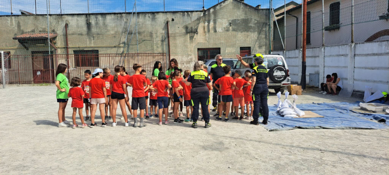 Castano Primo - Protezione Civile in Oratorio per corso sicurezza