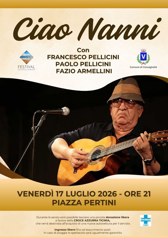 Vanzaghello / Eventi - 'Ciao Nanni' Vanzaghello / Eventi - 'Ciao Nanni'