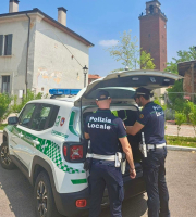 Ossona - Polizia locale in servizio