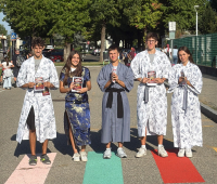 Cuggiono - Giovani cuggionesi in stile coreano