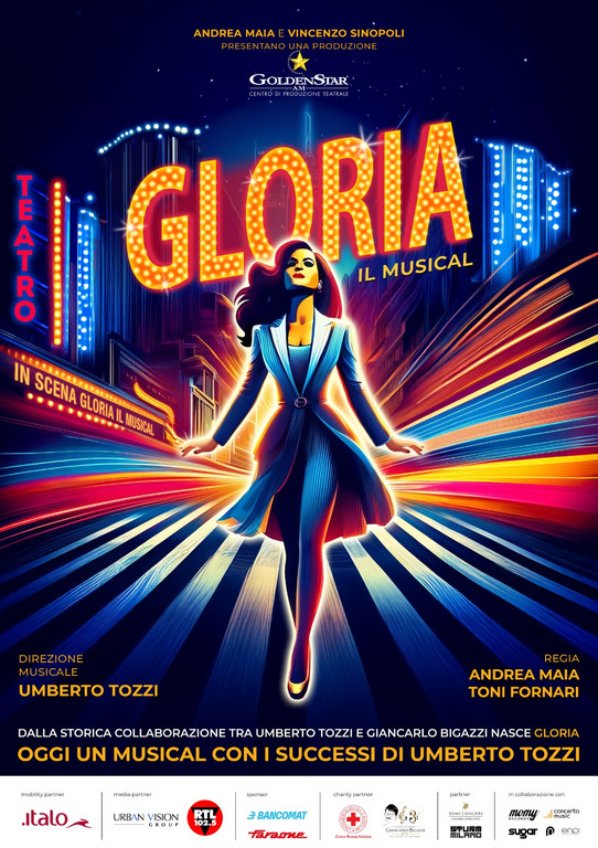 Cultura - Il musical Gloria, la locandina Cultura - Il musical Gloria, la locandina