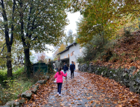 Miazzina - Bambini in castagnate