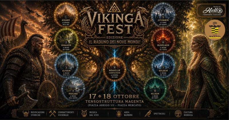 Magenta - Vikinga Fest, locandina 2026 Magenta - Vikinga Fest, locandina 2026