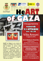 Cuggiono - “HeArt of Gaza”, locandina