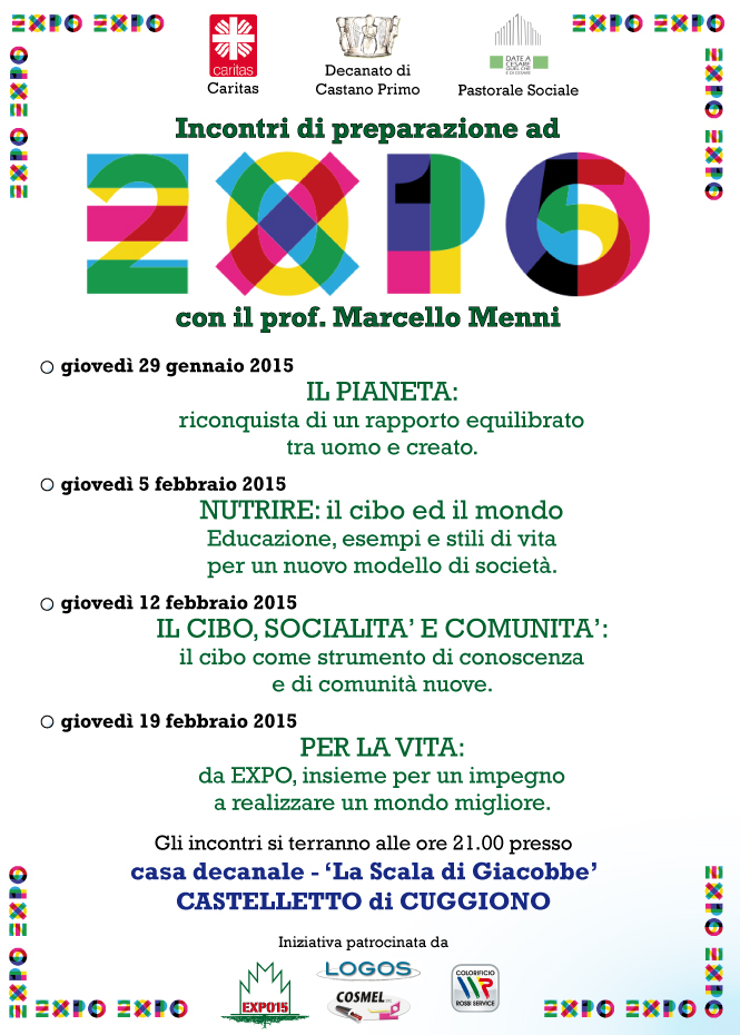 Incontri di preparazione all'Expo nel Decanato di Castano Primo