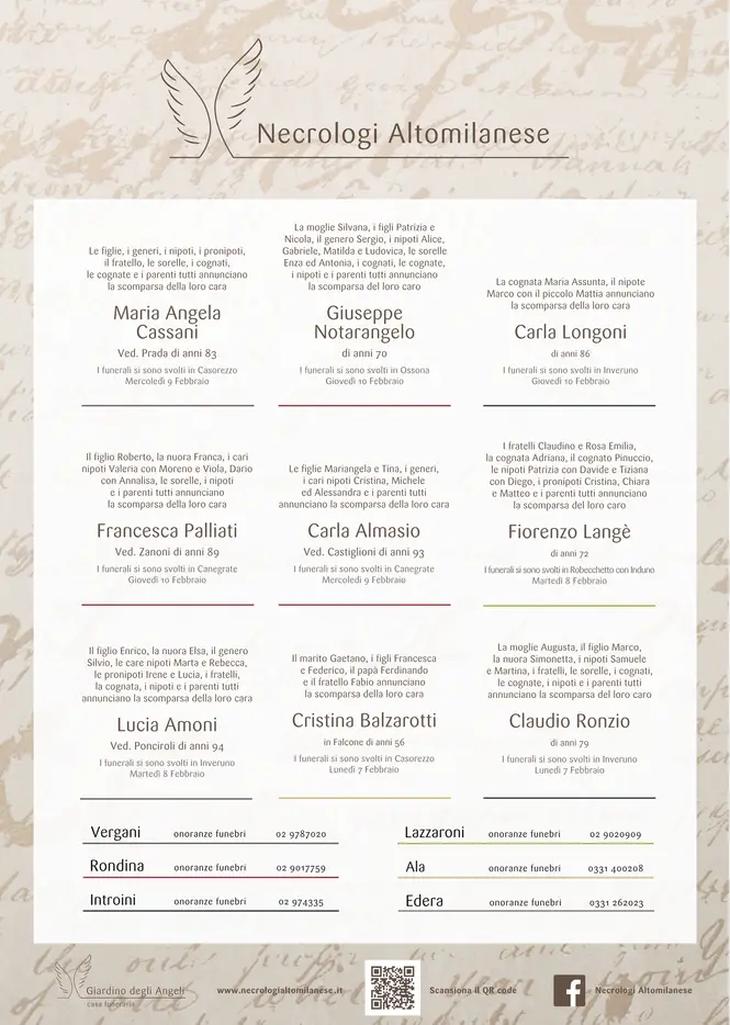 Ricordiamo i nostri cari.